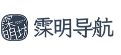 霂明导航logo
